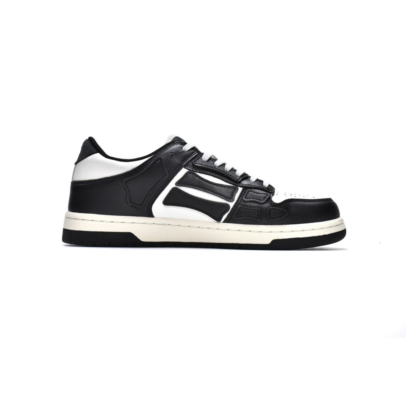 PKGoden AMIRI Skel Top Low Black White, MFS003-004