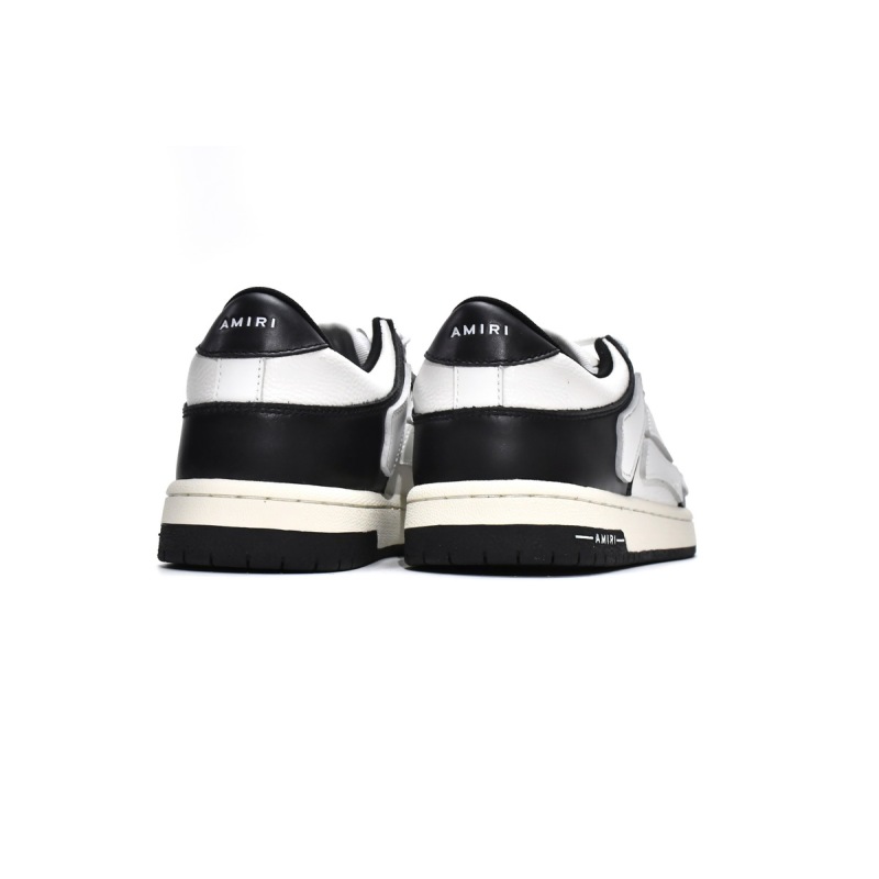 PKGoden AMIRI Skel Top Low White Black, MFS003-004