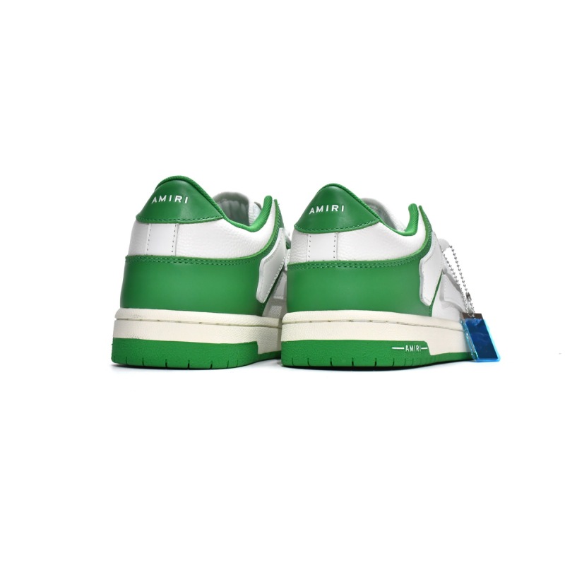 PKGoden AMIRI Skel Top Low White Green, MFS003-344