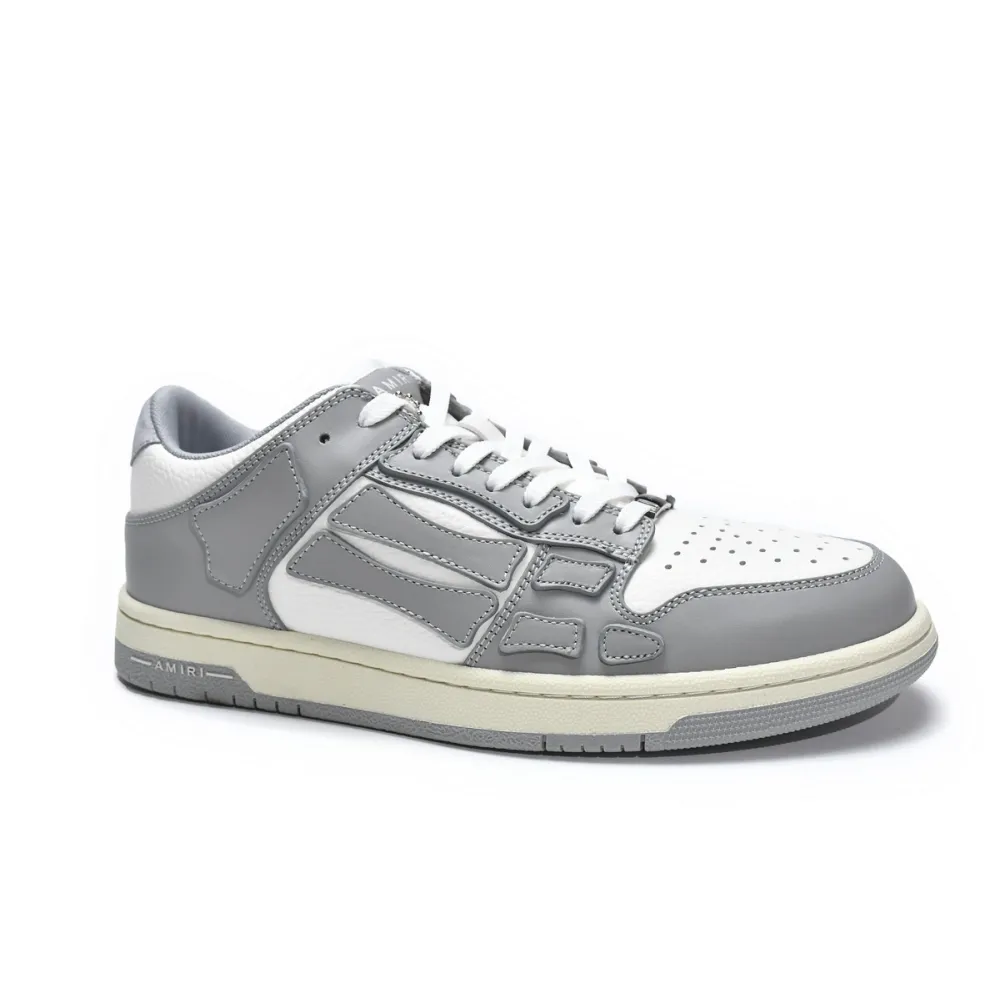 PKGoden  AMIRI Skel Top Low White Grey, MFS003-043