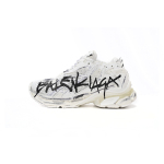PKGoden   Balenciaga Runner White And Black Characters 677402 W3RBQ 9010