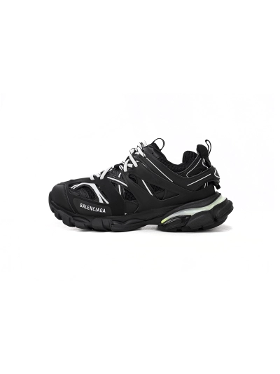 PKGoden Balenciaga Track LED Tess Black And White 542023 W1GB1 2045 01