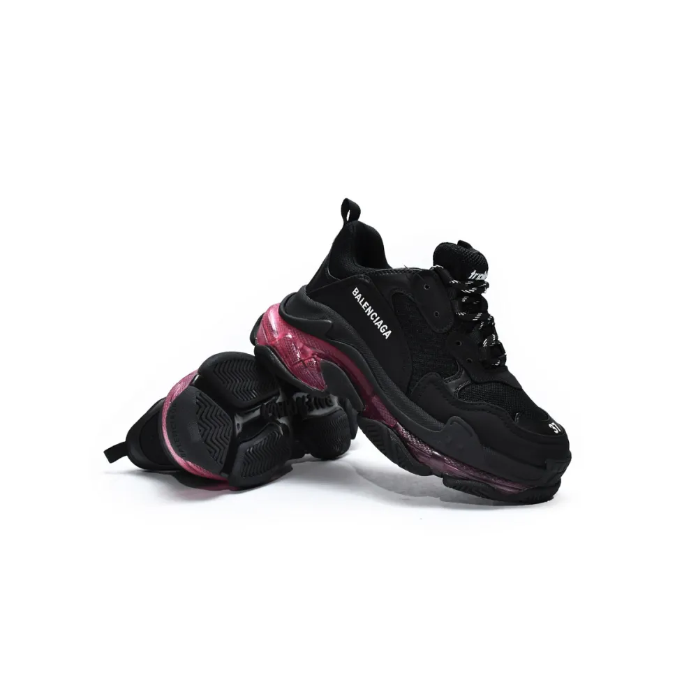 PKGoden   Balenciaga Triple S Black Claret Red 544351 W0901 9011 