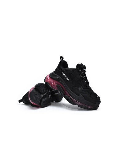PKGoden    Balenciaga Triple S Black Claret Red 544351 W0901 9011  02