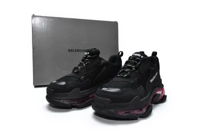 PKGoden    Balenciaga Triple S Black Claret Red 544351 W0901 9011  01