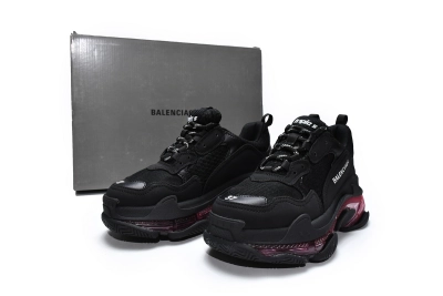 PKGoden    Balenciaga Triple S Black Claret Red 544351 W0901 9011  01