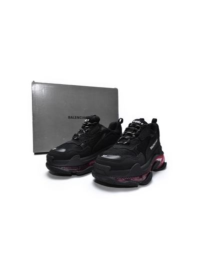 PKGoden    Balenciaga Triple S Black Claret Red 544351 W0901 9011  01