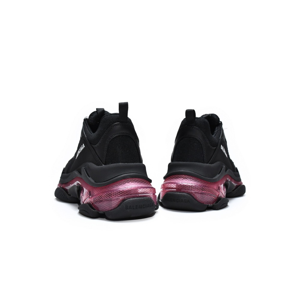 PKGoden   Balenciaga Triple S Black Claret Red 544351 W0901 9011 
