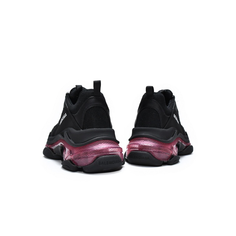 PKGoden   Balenciaga Triple S Black Claret Red 544351 W0901 9011 