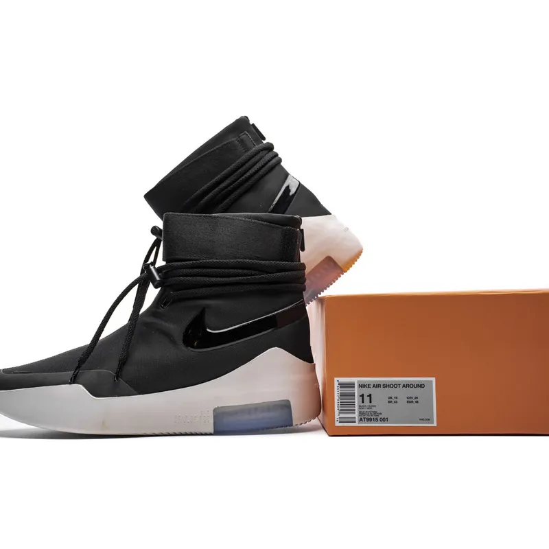  Fear of God x Nike Shoot Around Black AT9915-001