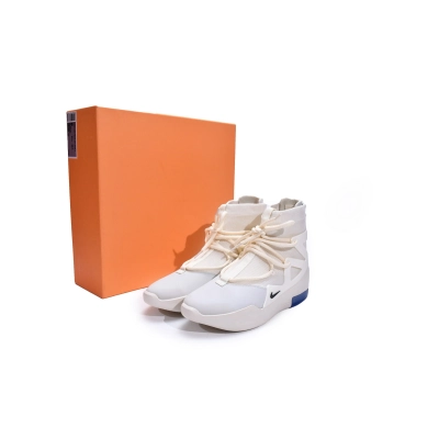  Nike Air Fear Of God 1 Sail Black FOG AR4237-100 01