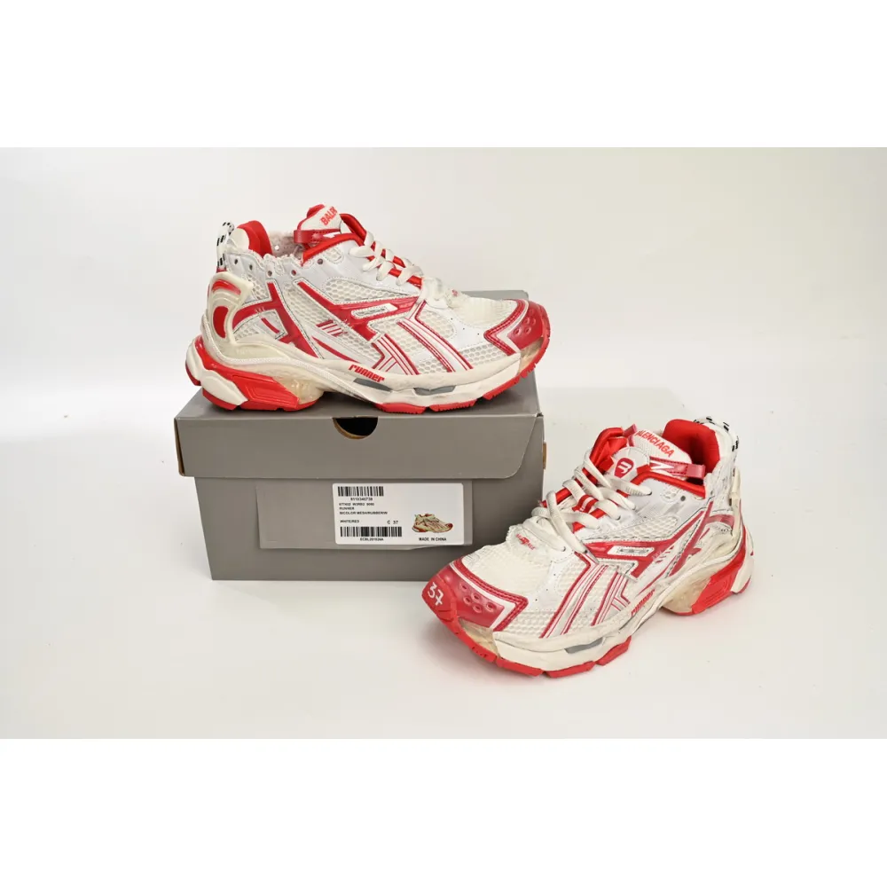 PKGoden   Balenciaga Runner Blue White Red 677402 W3RB2 9060