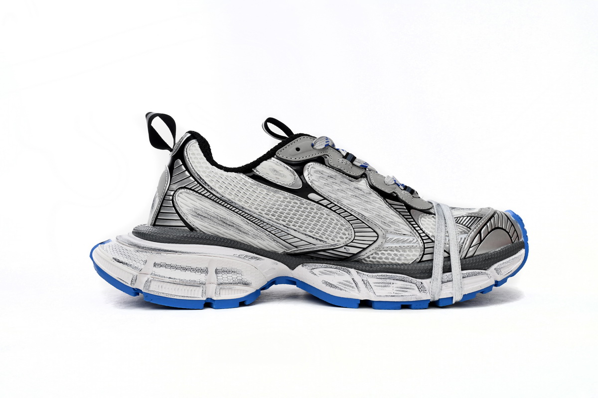 PKGoden  Balenciaga 3XL Sneaker Black And White Blue 734734W3RB7 0226