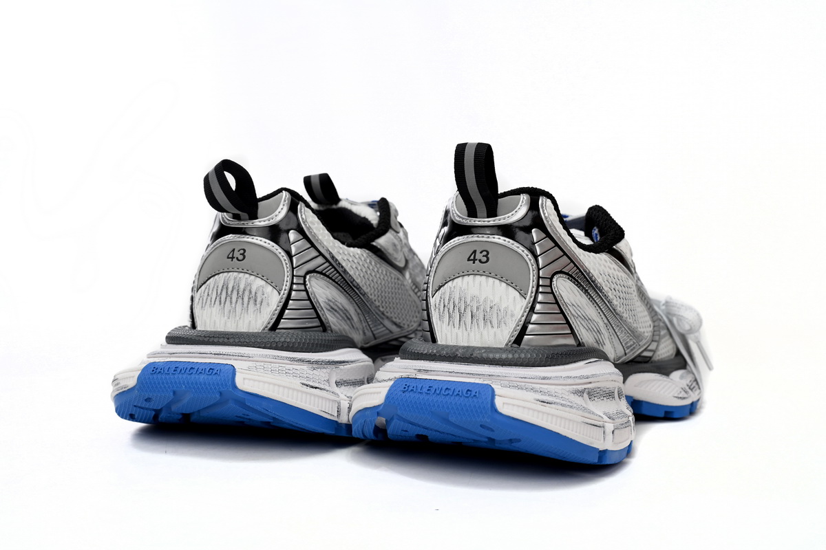 PKGoden  Balenciaga 3XL Sneaker Black And White Blue 734734W3RB7 0226