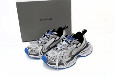PKGoden  Balenciaga 3XL Sneaker Black And White Blue 734734W3RB7 0226 01