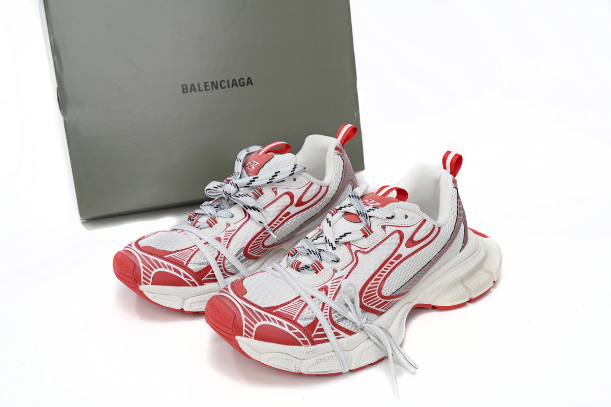 PKGoden   Balenciaga 3XL Sneaker in white and red mesh and polyurethane 734733 W2RG3 1203 