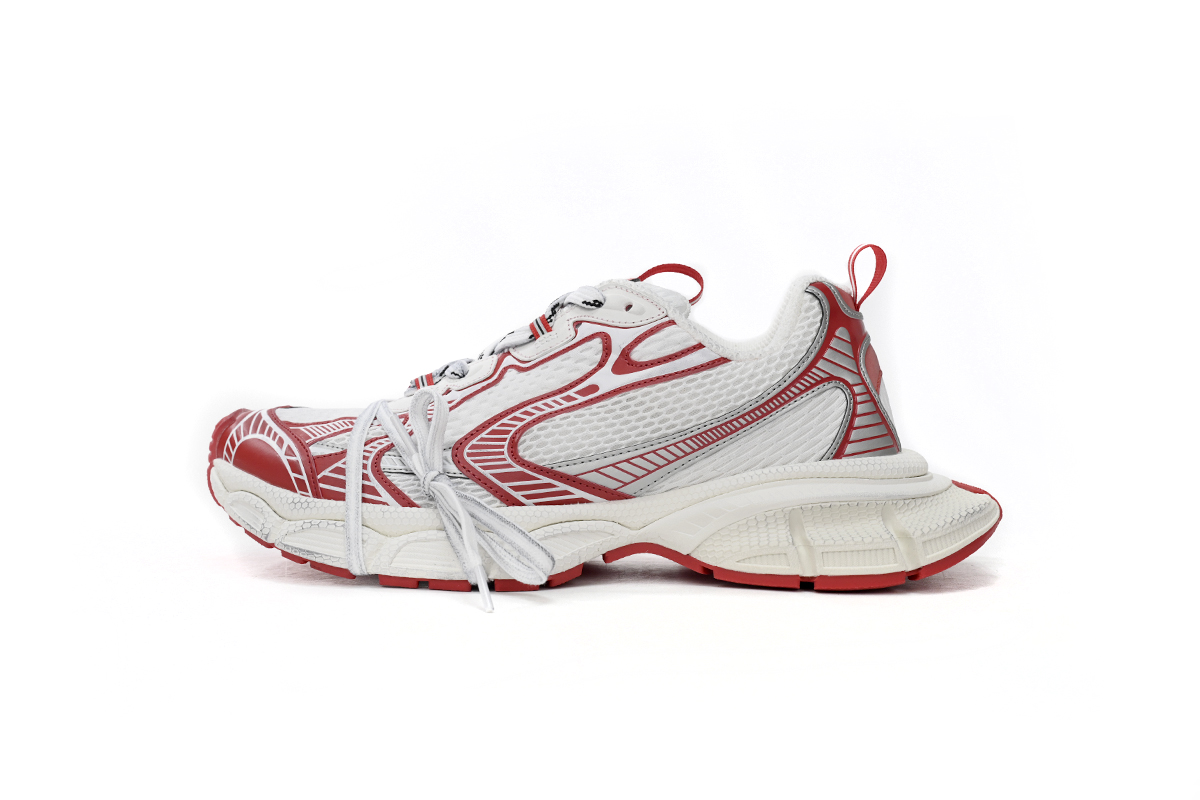 PKGoden   Balenciaga 3XL Sneaker in white and red mesh and polyurethane 734733 W2RG3 1203 