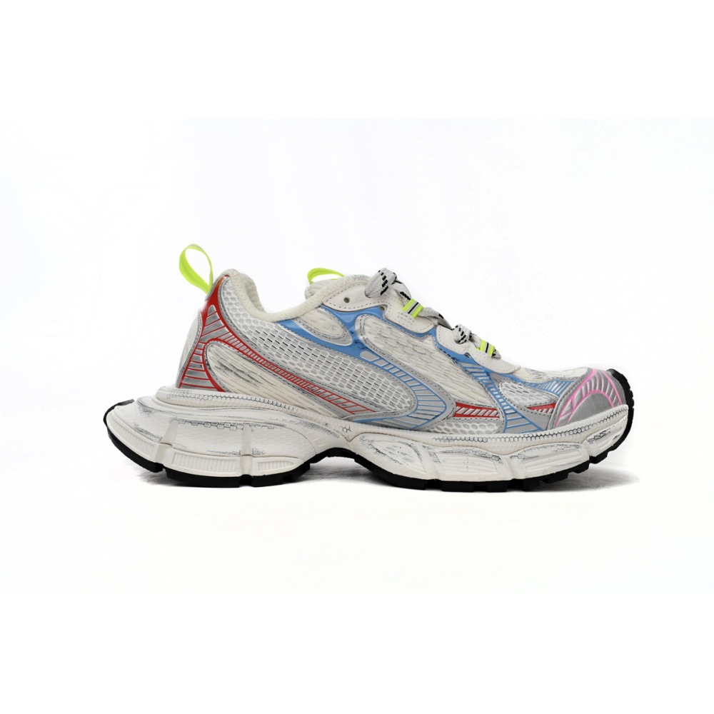 PKGoden   Balenciaga 3XL Sneaker White, red And Blue 734734W3XL5 9645