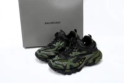 PKGoden    Balenciaga Track 2 Sneaker Military Black 568614 W3AE1 2311 01