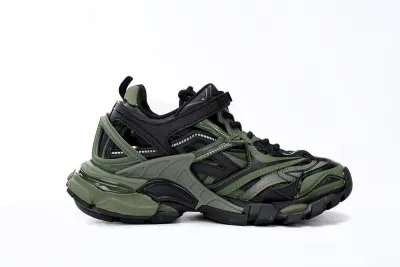 PKGoden    Balenciaga Track 2 Sneaker Military Black 568614 W3AE1 2311 02
