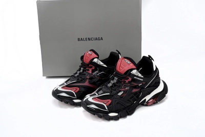 PKGoden    Balenciaga Track 2 Sneaker Military Black White Red 568614 W2GN3 6000 01