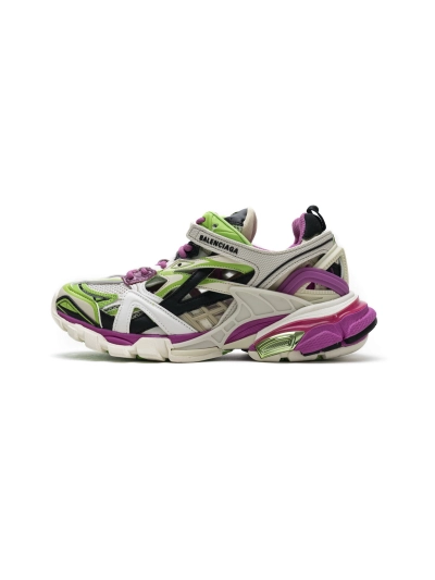 PKGoden    Balenciaga Track 2 Sneaker White Green Pink 568615 W2GN3 9199 02