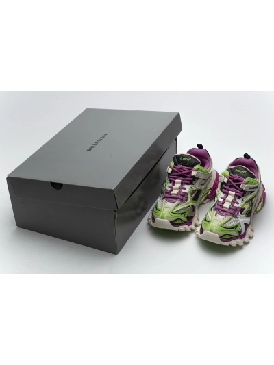 PKGoden    Balenciaga Track 2 Sneaker White Green Pink 568615 W2GN3 9199 01
