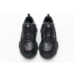 PKGoden   Balenciaga Triple S Letter Black Pink 524039 W2FA1 7635