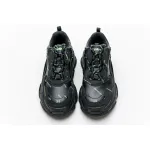 PKGoden   Balenciaga Triple S Letter Fluorescent Yellow 524039 W2FA1 7633