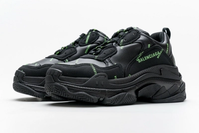 PKGoden    Balenciaga Triple S Letter Fluorescent Yellow 524039 W2FA1 7633 02