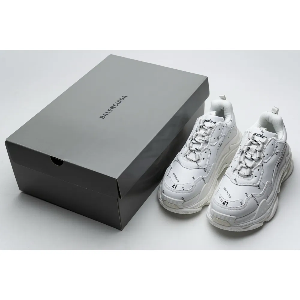 PKGoden   Balenciaga Triple S White 524039 W06E2 2021