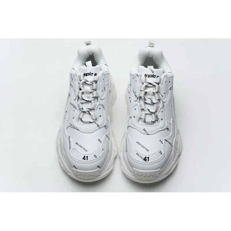 PKGoden   Balenciaga Triple S White 524039 W06E2 2021