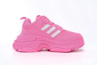 PKGoden    Balenciaga X adidas Triple S white red 02