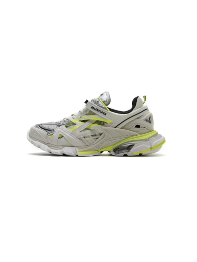PKGoden    Balenciaga Track 2 Sneaker White Fluo Yellow 568515 W2ON3 9073 02