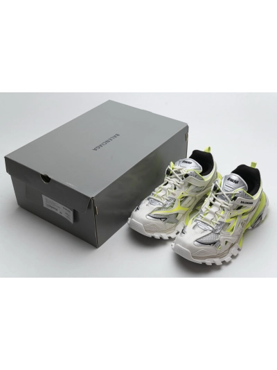 PKGoden    Balenciaga Track 2 Sneaker White Fluo Yellow 568515 W2ON3 9073 01