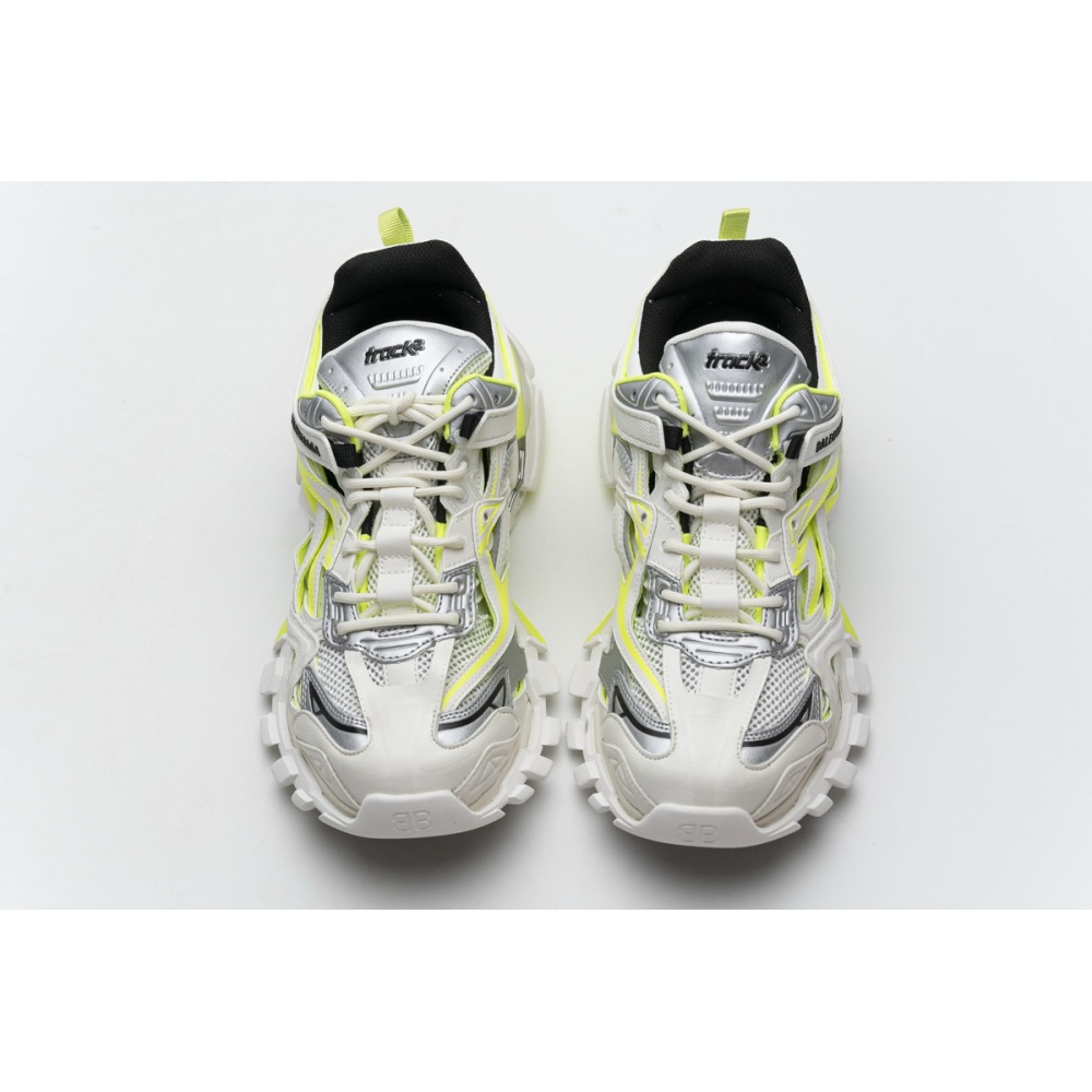 PKGoden   Balenciaga Track 2 Sneaker White Fluo Yellow 568515 W2ON3 9073