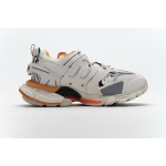 PKGoden   Balenciaga Track LED Tess S.White Orange 542436 W1GB7 9059