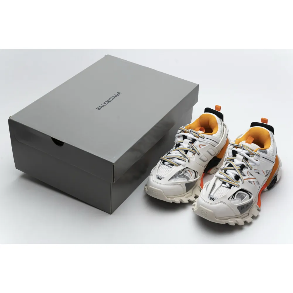 PKGoden PKGoden  Balenciaga Track LED Tess S.White Orange 542436 W1GB7 9059