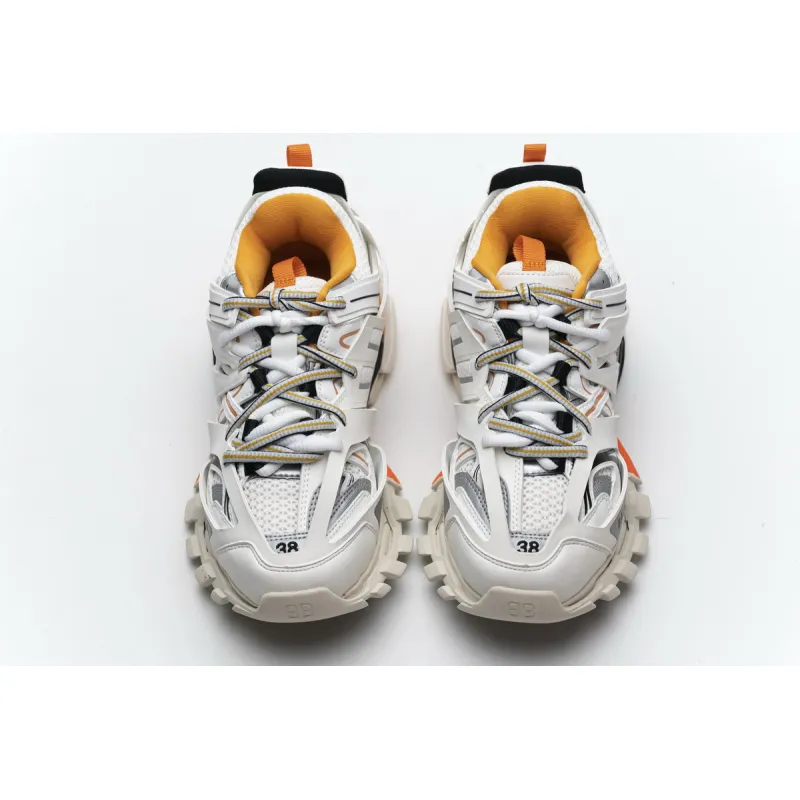 PKGoden PKGoden  Balenciaga Track LED Tess S.White Orange 542436 W1GB7 9059