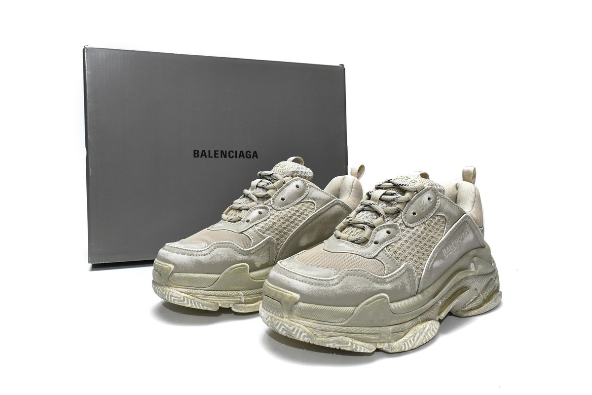 PKGoden    Balenciaga Triple S Beige 536737 W3CN3 9700
