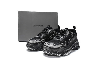 PKGoden    Balenciaga Triple S Black 524039 WN3 1000 01