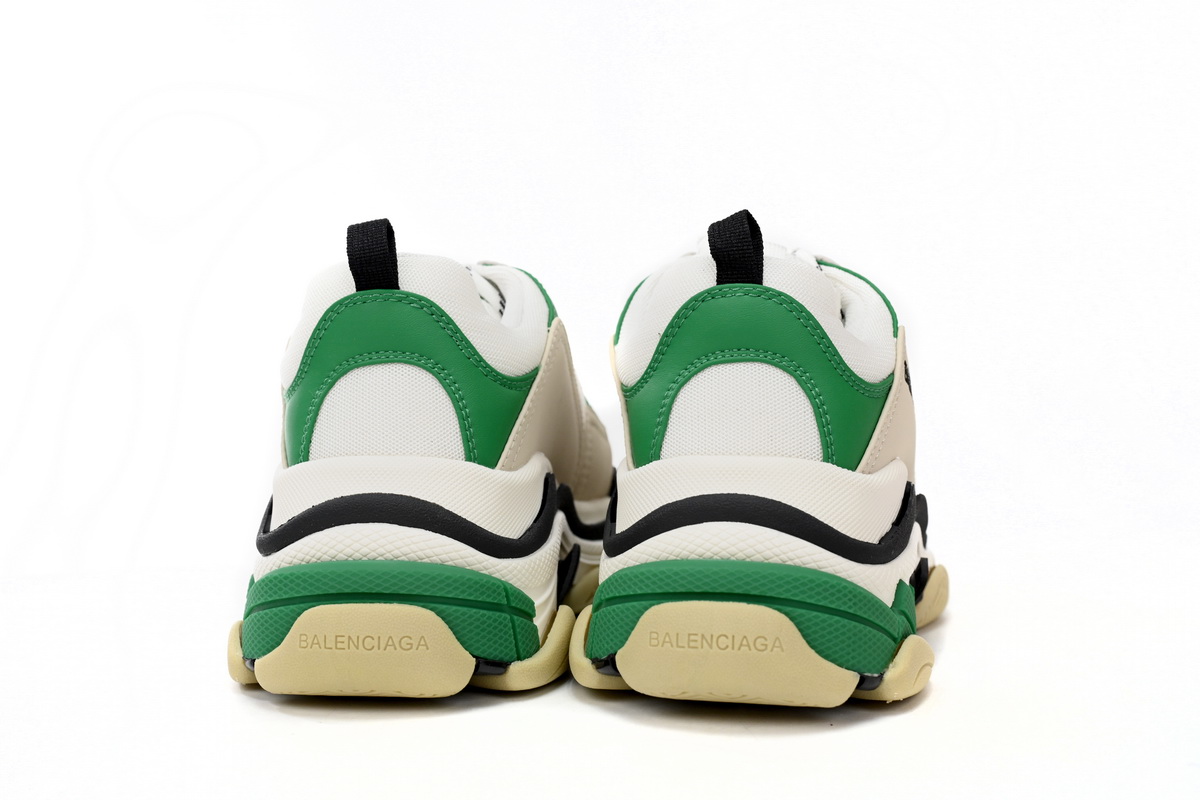 PKGoden    Balenciaga Triple S Black And White Green 524039 W09O1 9090