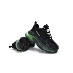 PKGoden   Balenciaga Triple S Black Green 544351 W09ON 1047