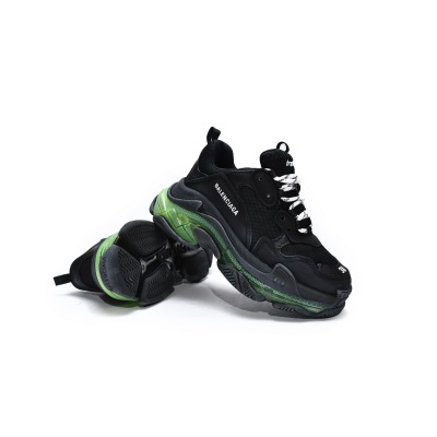 PKGoden   Balenciaga Triple S Black Green 544351 W09ON 1047 02