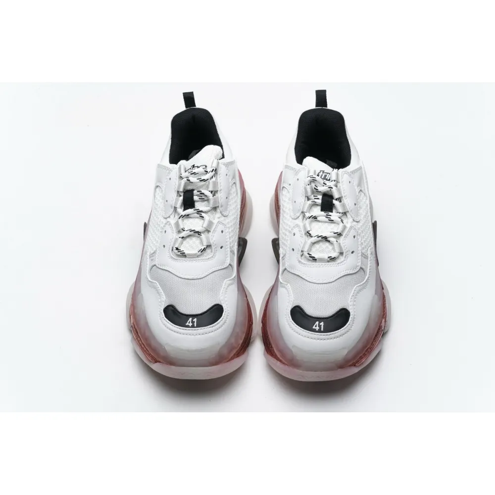 PKGoden   Balenciaga Triple S Milk White Black 0625 W09O1