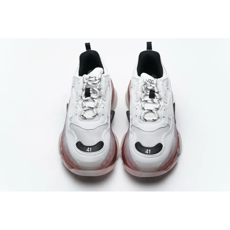 PKGoden   Balenciaga Triple S Milk White Black 0625 W09O1