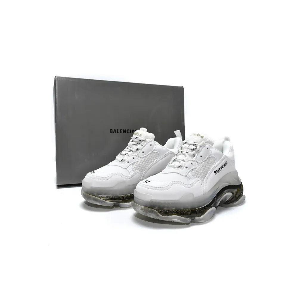 PKGoden   Balenciaga Triple S White Carbon Ash 544351 W0901 9001