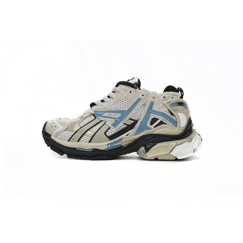 PKGoden   Balenciaga Runner Beige Grey Blue 677402 W5RH6 0312 