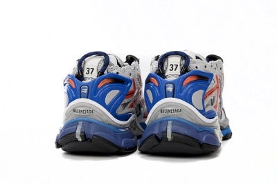 PKGoden    Balenciaga Runner White Blue Orange 677402 W3RB6 1264 02