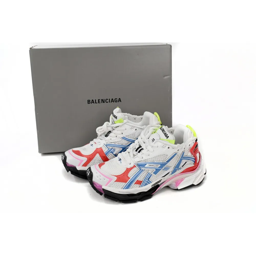 PKGoden PKGoden  Balenciaga Runner White Blue Red 677402 W3RB6 9645